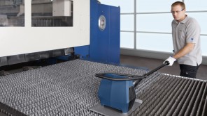 Alarm warning feature added to slat cleaners