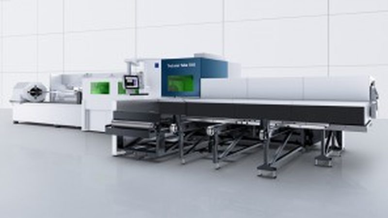 Laser tube cutting with all the benefits of solid-state laser technology World premiere: The TruLaser Tube 5000 fiber is the world's first tube cutting machine based on solid-state laser technology to eliminate the need for a fully enclosed housing.