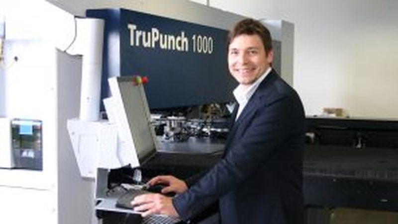 A machine that grows to meet new challenges The TRUMPF TruPunch 1000 is a punching machine for the entry-level segment that can gradually be expanded into a fully-fledged combination machine.